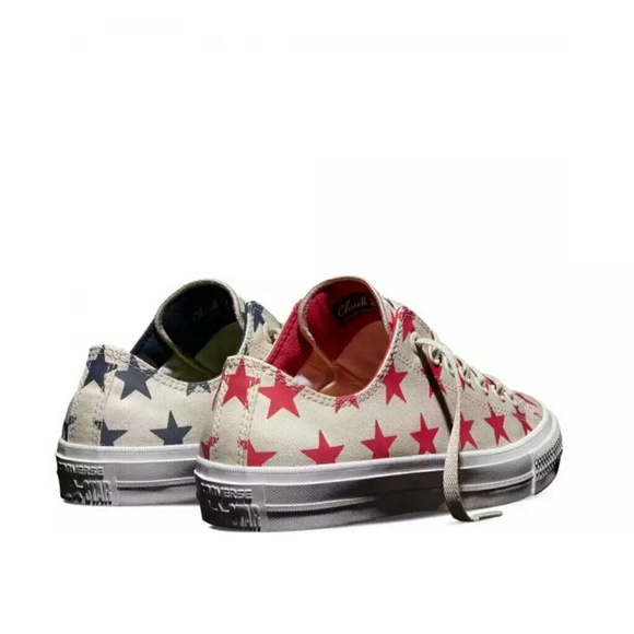 NWT Converse Chuck II Reflective Star Print Shoes - Picture 6 of 9